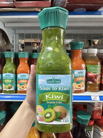 Sinh tố Kiwi Golden farm 500ml/1 lít