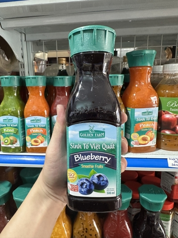 Sinh tố Việt quất Golden Farm 500ml/1 lít