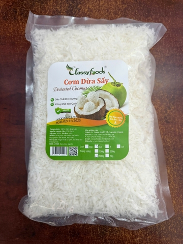 Cơm dừa sấy sợi