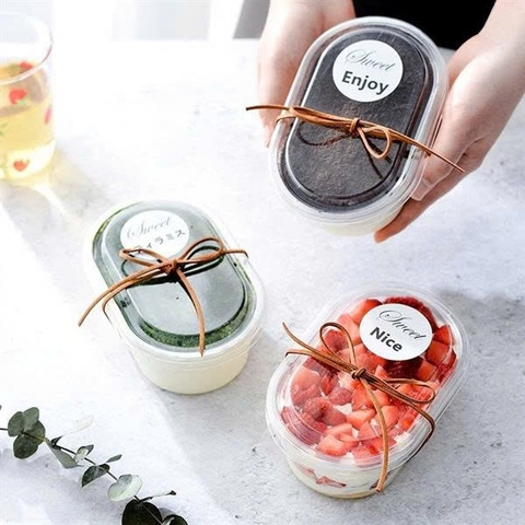 Hộp nhựa trong Oval HT500 (450ml)