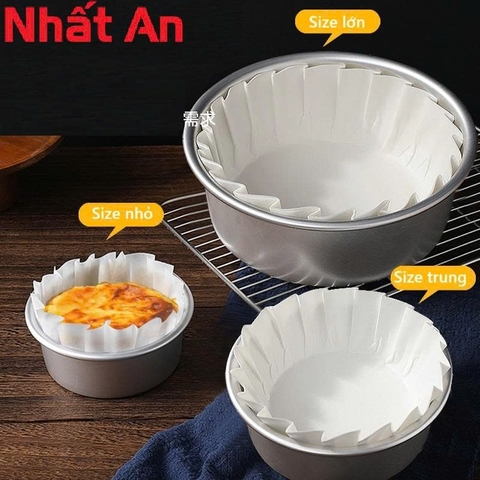 Giấy nướng bánh thành cao có 3 size