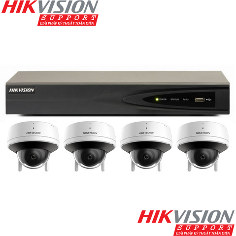 KIT WIFI 2MP SỬ DỤNG CAMERA DOME DS-2CV2121G2-IDW