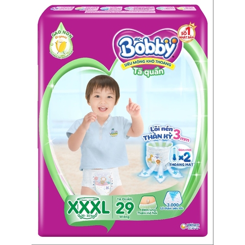 TÃ QUẦN BOBBY SIZE XXXL 29 MIẾNG