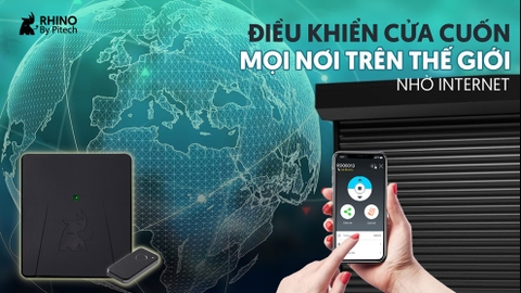 HỆ THỐNG QUẢN LÝ CỬA CUỐN ĐIỀU KHIỂN MỌI NƠI TRÊN THẾ GIỚI RHINO