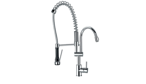 BF 826 891K SINGLE LEVER KITCHEN MIXER WITH SWIVEL SPOUT AND PULLOUT SPRAYHEAD