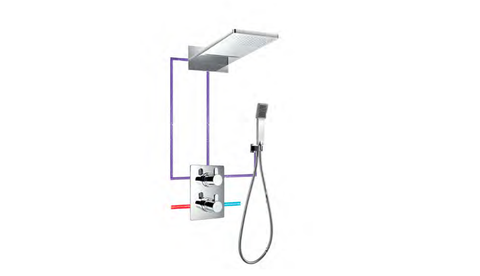 BF 910 388S - Bath Waterfall Mixer