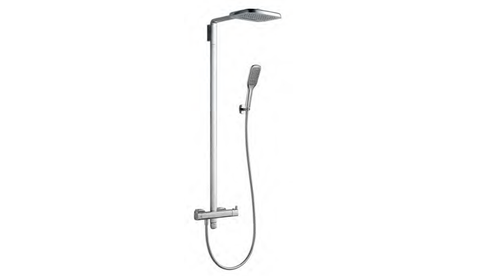 BF 930 580S - Thermostatic Waterfall Shower Column Mixer