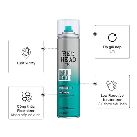 Gôm Tigi Extreme Hold 385ml