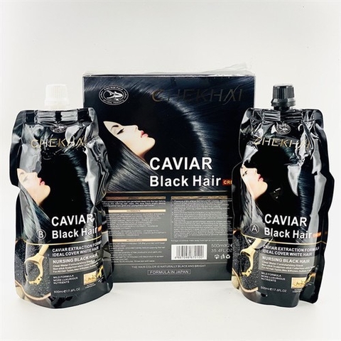 Nhuộm Đen Caviar Chekhai 500ml