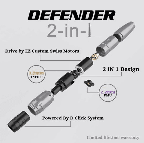 Máy Xăm Pen EZ Defender 2in1