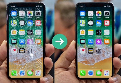 Thay kính iPhone X| Thay màn hình iPhone X chính hãng tại Hà Nội