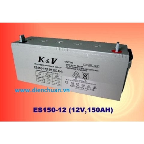 Ắc quy K&V 12V-150Ah ES 150H-12