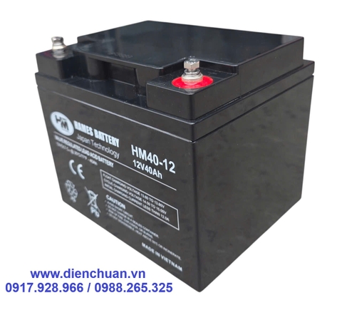 Ắc quy Hames 12V-40Ah HM40-12