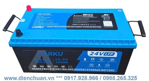 Pin Lithium LiFePO4 Carku 24V/206Ah ( 25.6V-206Ah) – Bước Đột Phá Năng Lượng Cho Xe Tải Cỡ Lớn