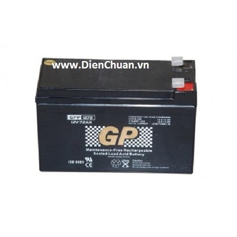 Ắc quy GP 12V-7.2Ah GPP1272