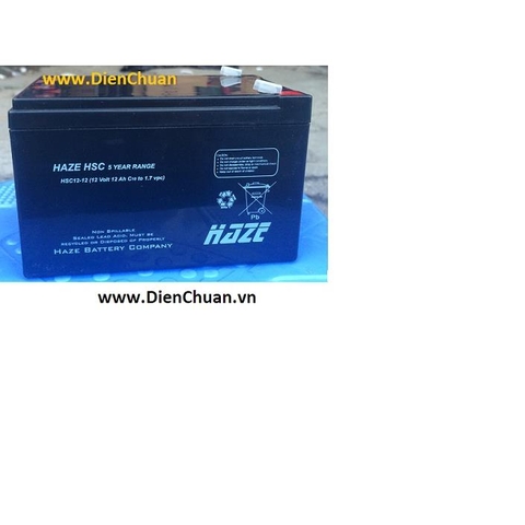 Ắc quy HAZE 12V-12Ah HSC12-12