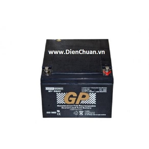 Ắc quy GP 12V-26Ah GPP12260