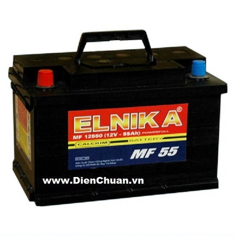 Ắc quy Khô Tia Sáng 12V-55Ah MF55 Cọc thụt