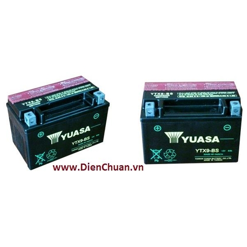 Ắc quy xe máy YUASA YTX9-BS 12V-8Ah