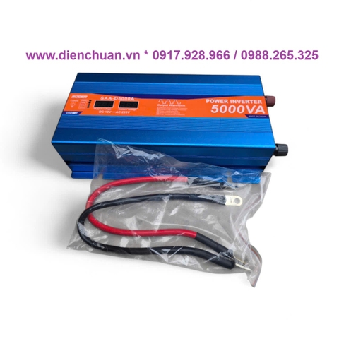 Máy kích điện 12V lên 220V 5000VA / inverter 12V sang 220V 5000VA ( tải liên tục 2500W) - SUOER SAA-D5000A