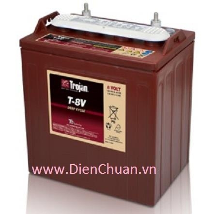 Ắc quy dùng cho xe Điện xe Golf TROJAN  8V-160Ah T-8V