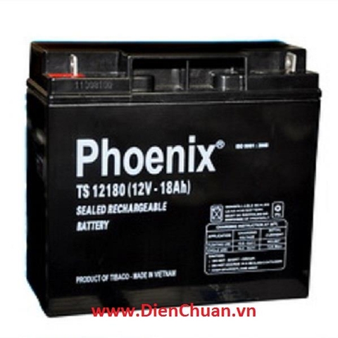 Ắc quy lưu điện Phoenix 12V 18Ah TS12180
