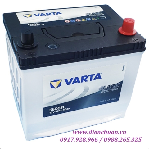 Ắc quy Varta 12V 60Ah 55D23L