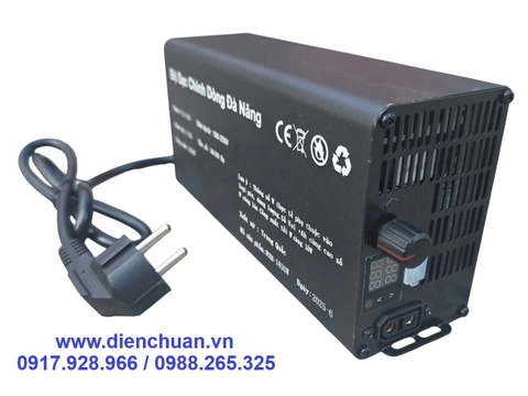 Sạc pin lithium 20A/ 1850W 10V-93V chỉnh dòng dùng xe máy điện Vinfast Evo, Evo 200, Evo Lite, KlaraS2, FelizS, VentoS, TheonS, Evo Grand và Feliz 2025