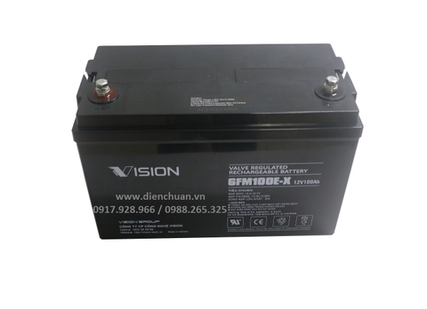 Ắc quy Vision 12V-100Ah 6FM100E-X