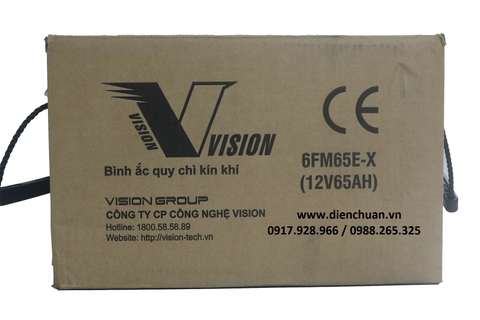 Ắc quy Vision 12V-65Ah 6FM65E-X