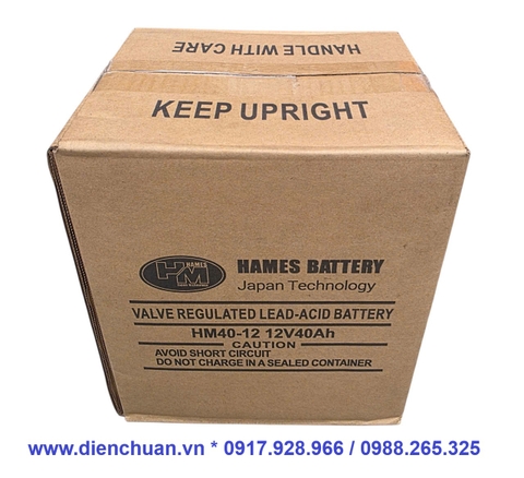Ắc quy Hames 12V-40Ah HM40-12