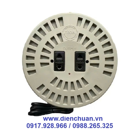 Biến Áp Đổi Nguồn 1 Pha Lioa DN020D 2000VA điện vào 220V ra 100V-110V-120V dây đồng công suất 2KVA