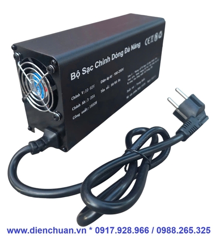 Sạc pin lithium 20A/ 1850W 10V-93V chỉnh dòng dùng xe máy điện Vinfast Evo, Evo 200, Evo Lite, KlaraS2, FelizS, VentoS, TheonS, Evo Grand và Feliz 2025