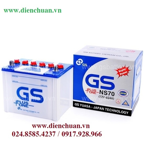 Ắc quy GS 12V 65Ah NS70/NS70L