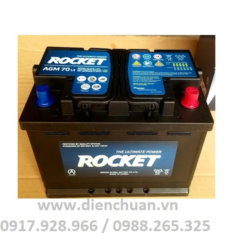 Bình ắc quy Rocket AGM L4 ( 12V 80Ah)