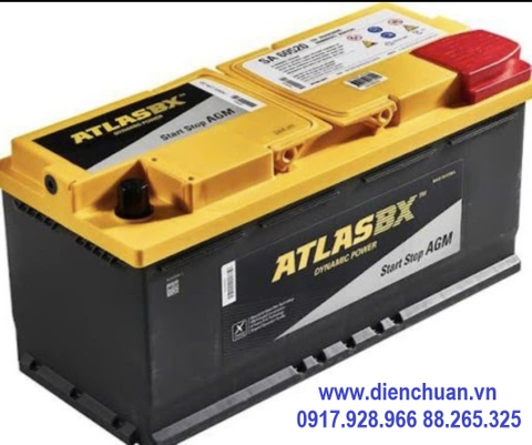 Ắc quy Atlasbx SA65020 12V-105Ah (Atlas 105A AGM) dùng cho xe Châu Âu cao cấp