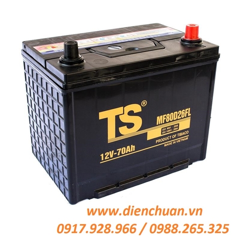 Ắc quy quy Tia Sáng TS 12V 70ah MF80D26FL/FR