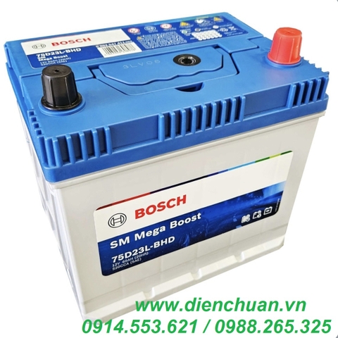 Ắc quy Bosch 75D23L-BHD ( 12V 65Ah )