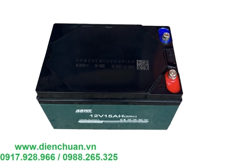 Ắc quy xe đạp điện CHILWEE 12V 15AH/20HR - BÌNH CHILWEE 15A SỐ 1 TRUNG QUỐC