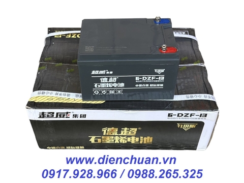 Ắc quy xe đạp điện CHILWEE 12V 13AH 6-DZF-13 - Hàng nội địa chất lượng số 1 Trung Quốc