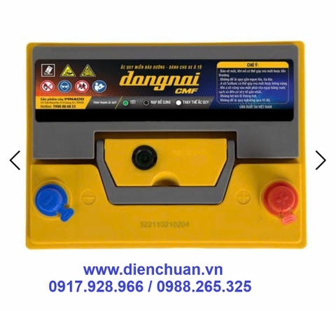 Ắc quy Đồng Nai CMF 85D23L/R (12V 65Ah )