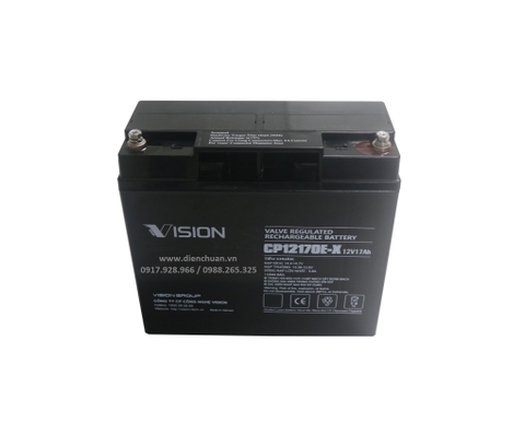 Bình ắc quy Vision CP12170E-X ( 12V 17ah)