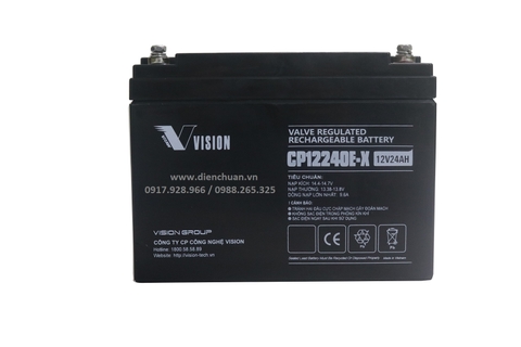 Ắc quy Vision 12V 24ah CP12240E-X