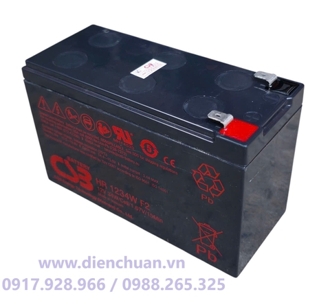 Ắc quy CSB HR1234W F2 (12V - 34W/ 12V 9Ah)