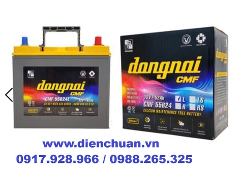 Ắc quy Đồng Nai CMF 55B24L (12V-52Ah )