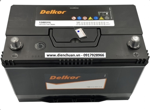 Bình ắc quy Delkor 120D31L/R ( 12V - 90Ah )