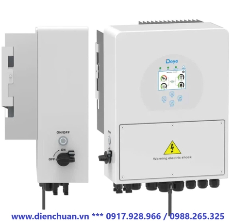 Bộ hòa lưới có lưu trữ Deye 16KW 1 pha SUN-16K-SG01LP1-EU/ Inverter Hybrid Deye 16kw 1 pha