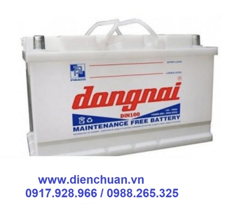 Ắc quy nước Đồng Nai DIN100 (12V-100Ah )