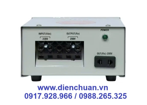 Biến Áp Đổi Nguồn 1 Pha LiOA 6KVA DN0602K2, điện vào 220V ra 200V