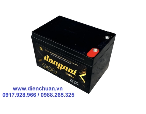 Ắc quy Đồng Nai 12V-14Ah PA12-14/ Ắc quy xe đạp điện Đồng Nai PA12-14 ( 12V 14Ah)